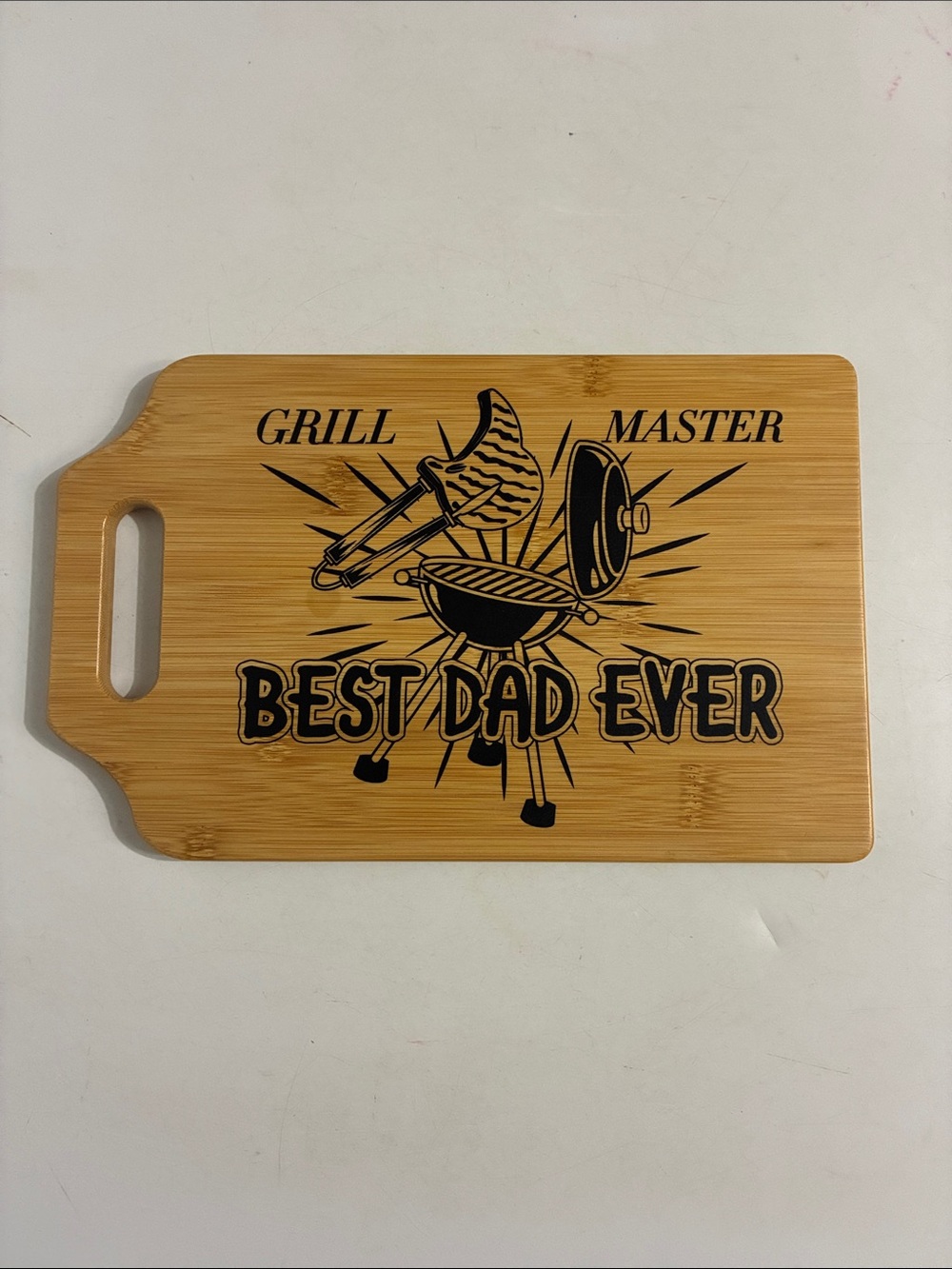 Grill Master "Best Dad Ever" Cutting Board